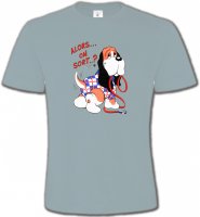 Basset Hound Humour bleu