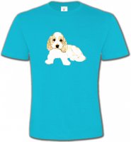 Cocker chiot blanc (F)