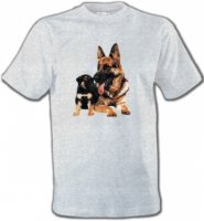 Berger Allemand et son chiot